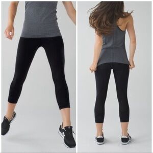 Lululemon Pace Rival Crop Capri Leggings Size 4 Activewear